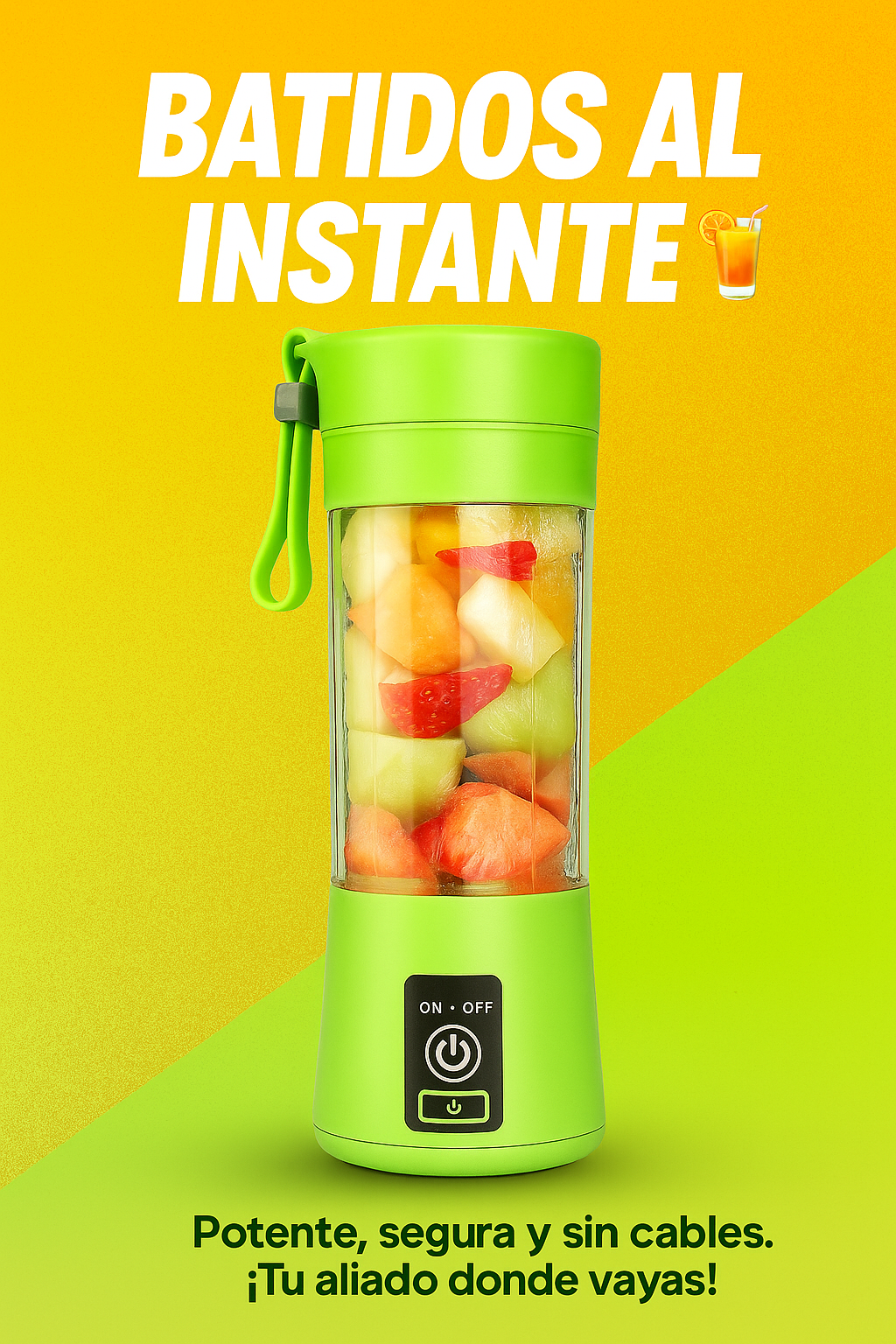 Batidora Licuadora Portable - Verde