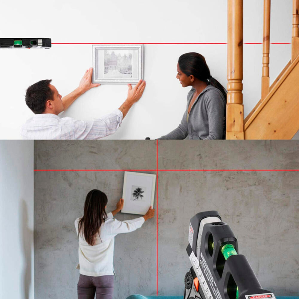 Nivel Láser, Herramienta para Bricolaje, Pintura y Pladur con Puntero Preciso