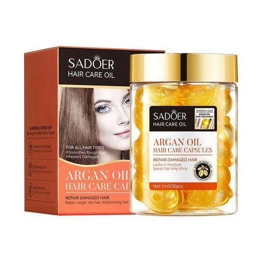 Aceite Esencial de Argán para Cabello 30ml – Reparación, Brillo y Suavidad con un Toque de Lujo Natural